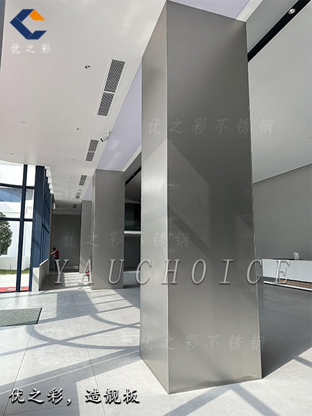 設計師一眼中意的建筑裝飾材料——蘋果砂不銹鋼蜂窩板